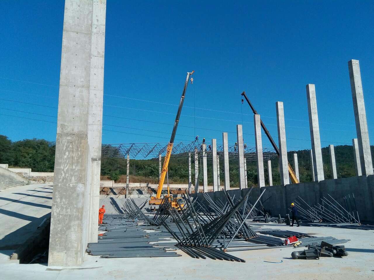 芜湖搅拌站网架